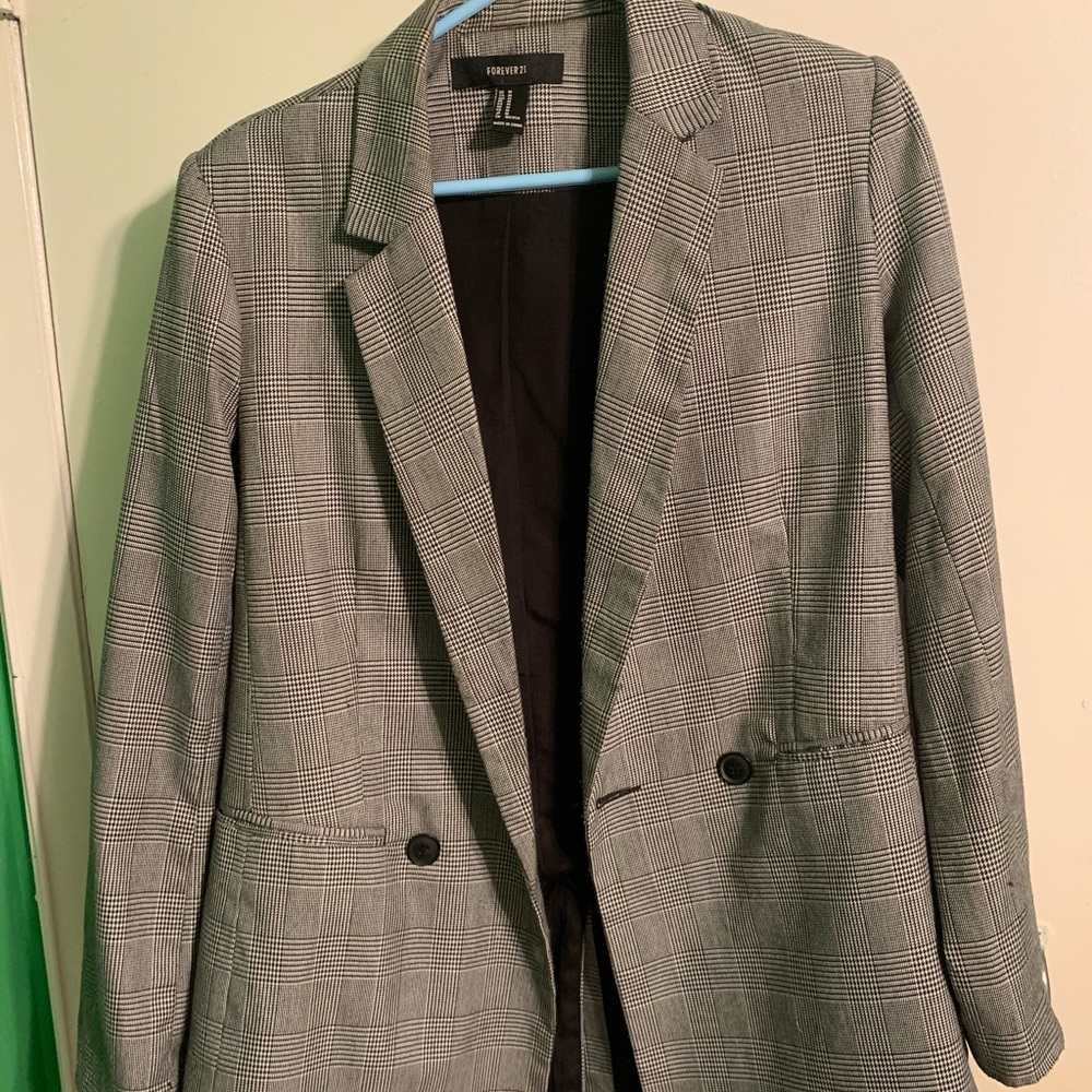 Plaid blazer from forever 21